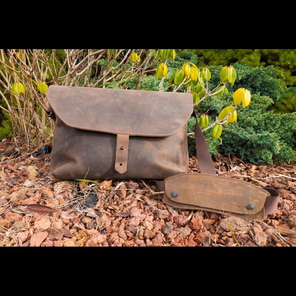 Leather Laptop Messenger Bag, Waterfield, Maverick